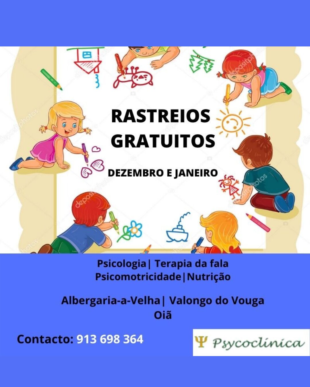 Foi lançada uma campanha de rastreios gratuitos válida de dezembro de 2020 até janeiro de 2021, em Psicologia, Terapia da fala, Psicomotricidade e Nutrição.